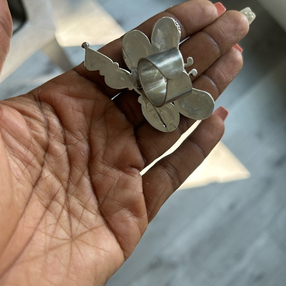 Turquoise ring statement ring dragonfly - Picture 9 of 11